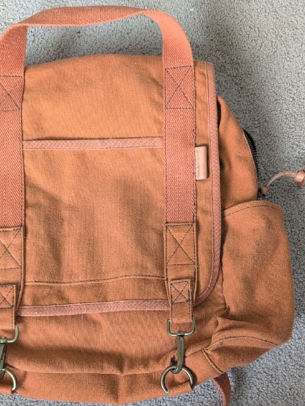 United By Blue Canvas Backpack - Rust Orange - Picture 2 of 8